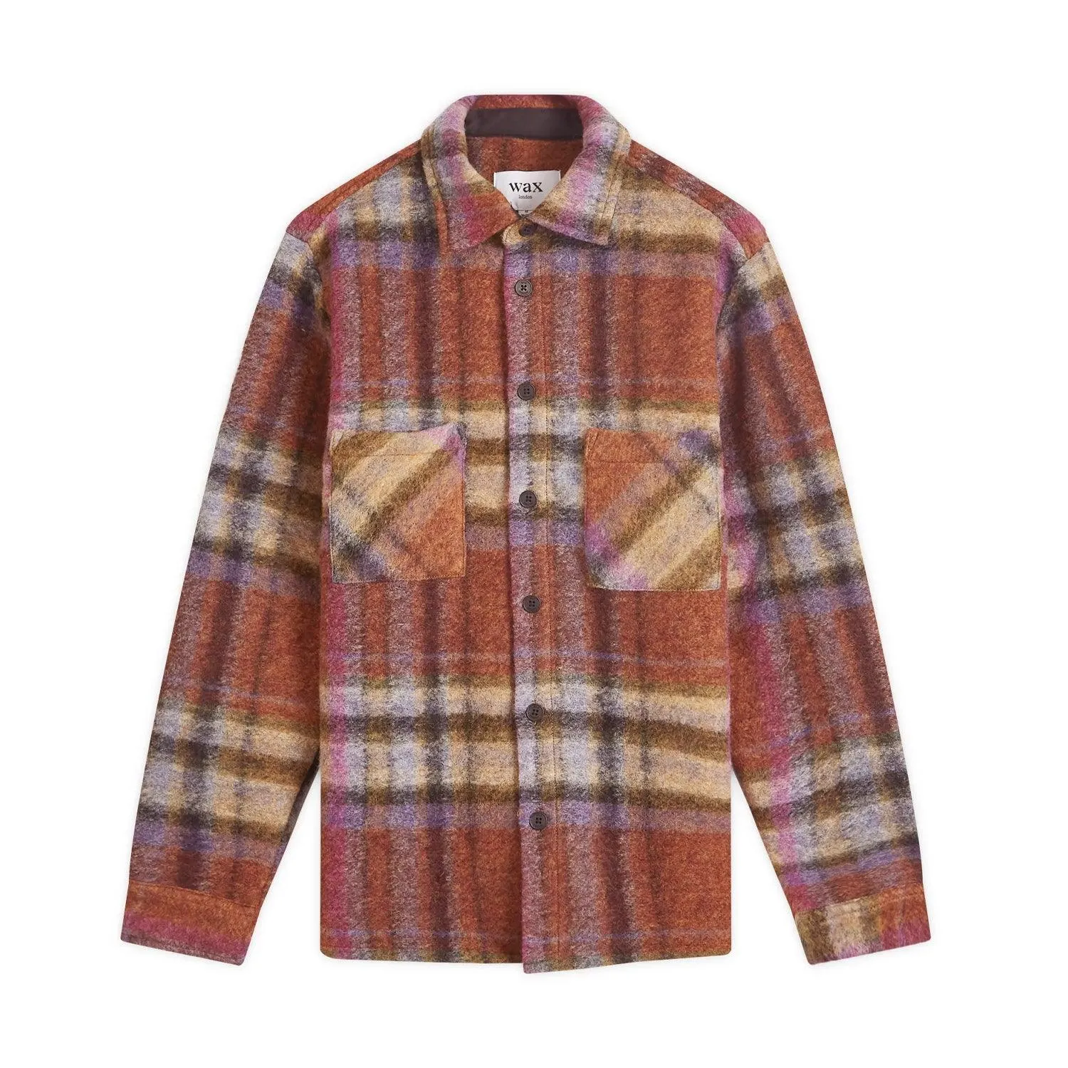 Whiting Overshirt - Wool Blend Check sold by Stomping Ground
