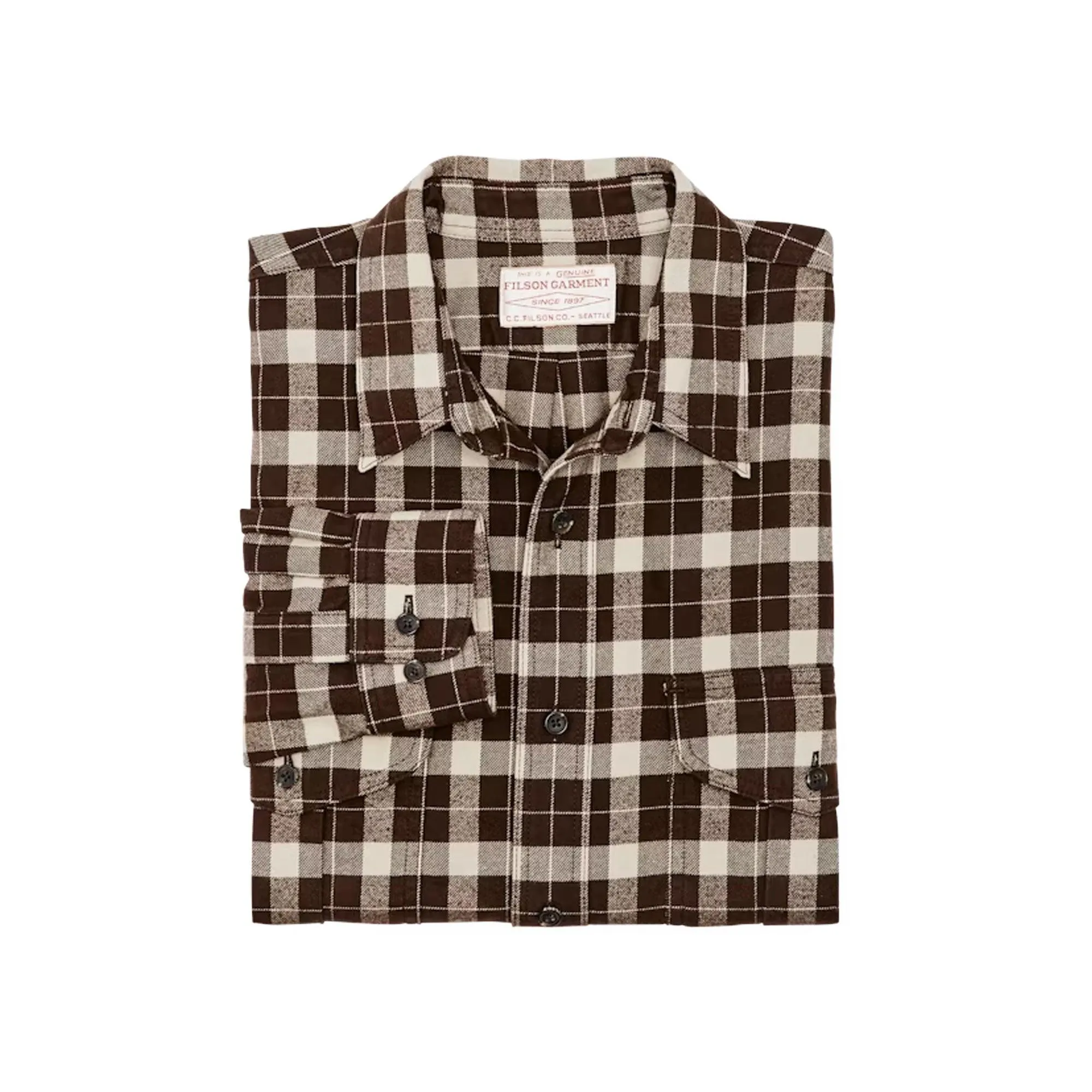 Alaskan Guide Shirt - Brown/Cream Plaid sold by Stomping Ground product image thumbnail 3