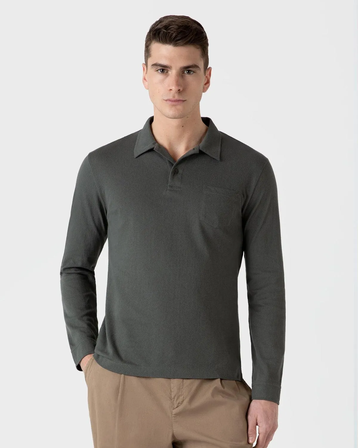 L/S Riviera Polo Shirt sold by Stomping Ground product image thumbnail 3
