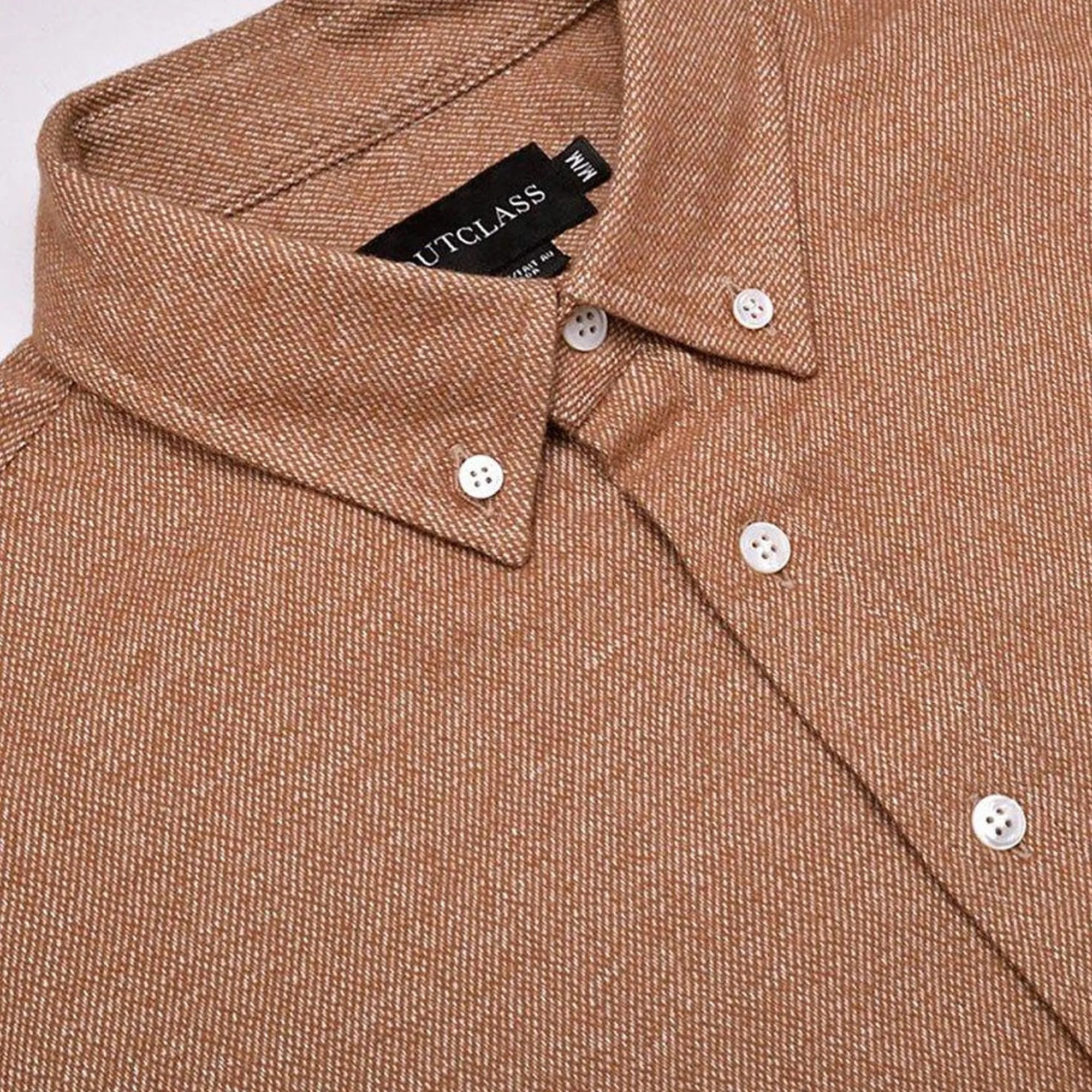 Camel Tweed Flannel Shirt sold by Stomping Ground product image thumbnail 2