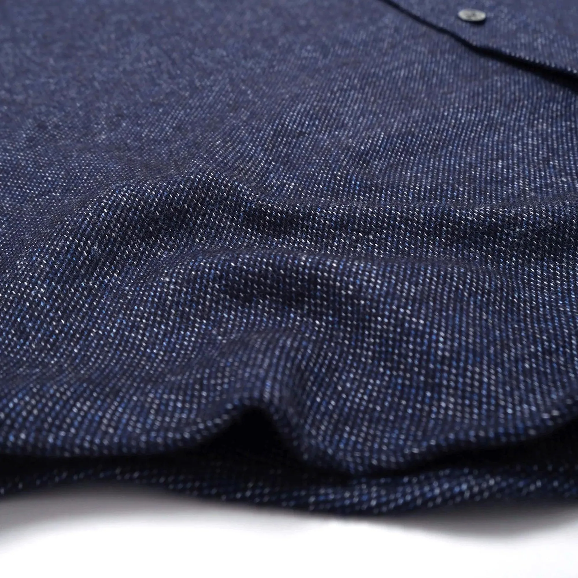 Blue Twill Flannel Shirt sold by Stomping Ground product image thumbnail 3