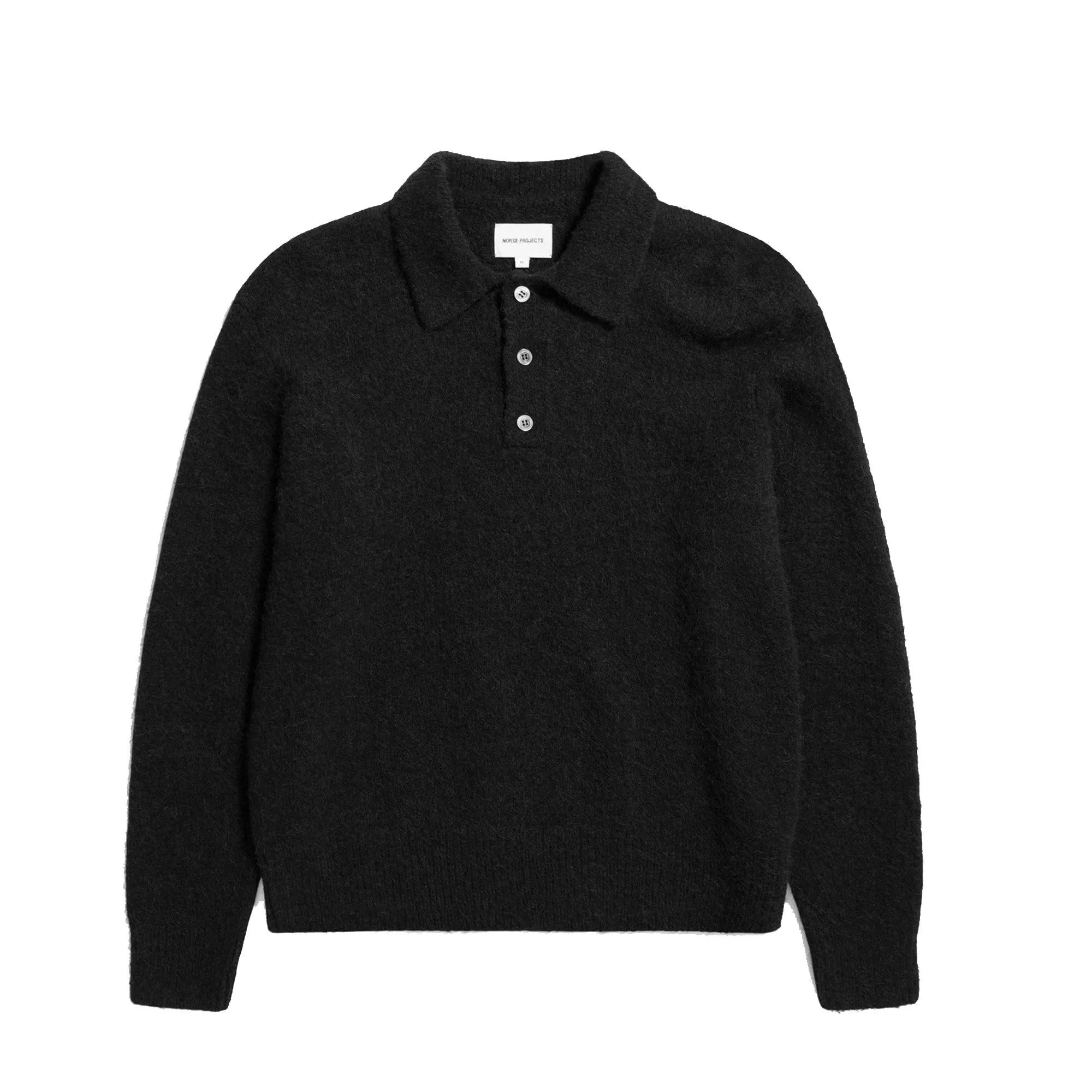Rasmus Relaxed Brushed Polo Sweater sold by Stomping Ground