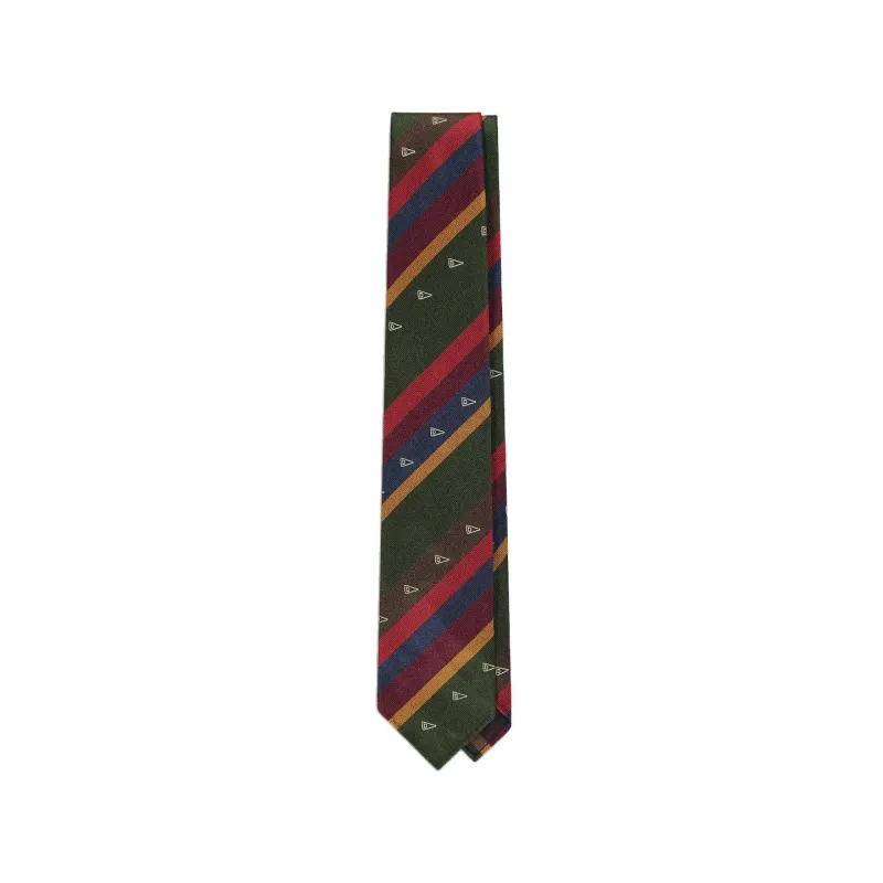Stripe D Flag Motif Tie sold by Stomping Ground