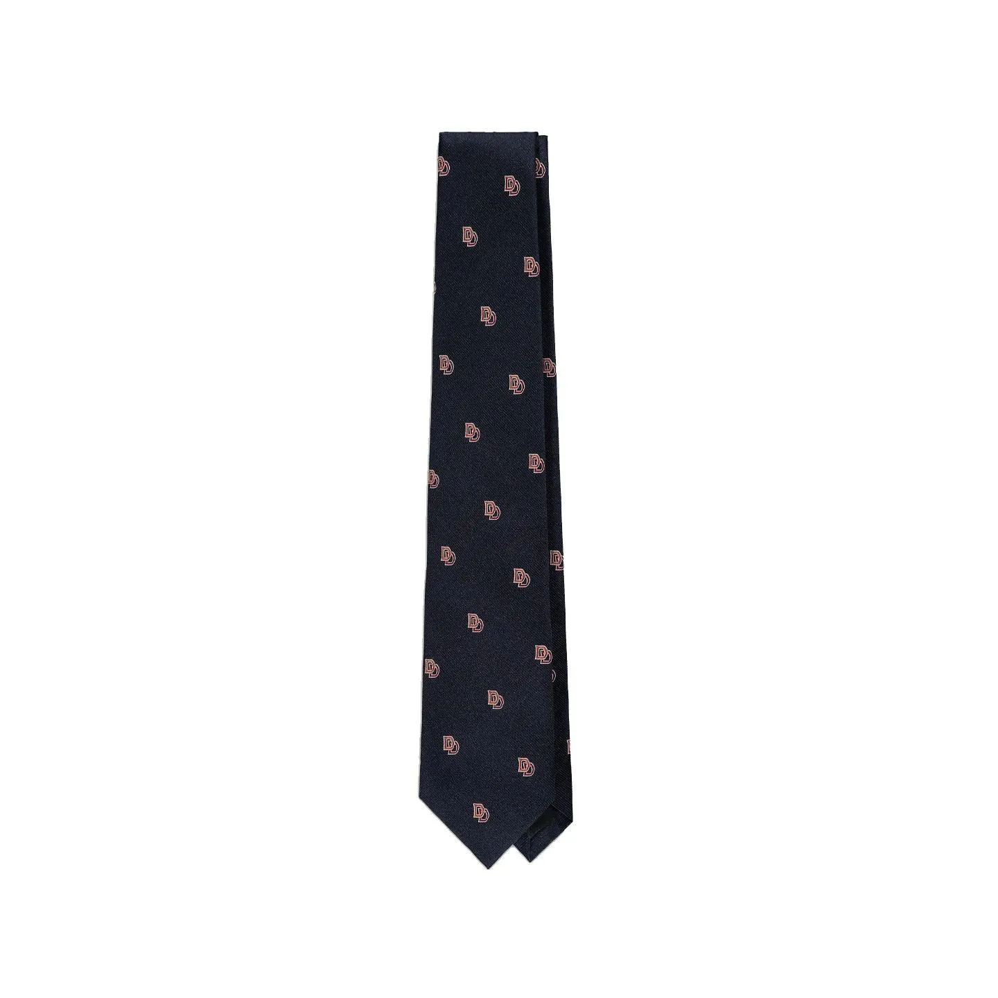 D Motif Silk Tie sold by Stomping Ground