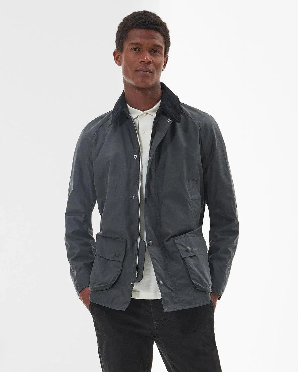 Ashby Wax Jacket - Grey Classic sold by Stomping Ground product image thumbnail 2