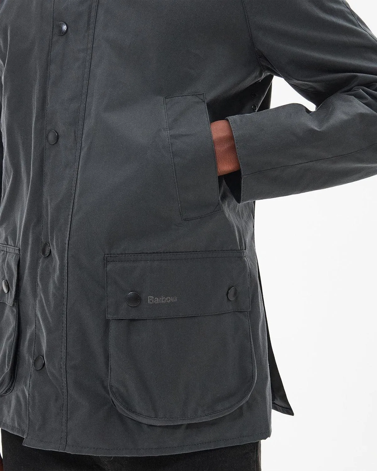 Ashby Wax Jacket - Grey Classic sold by Stomping Ground product image thumbnail 3