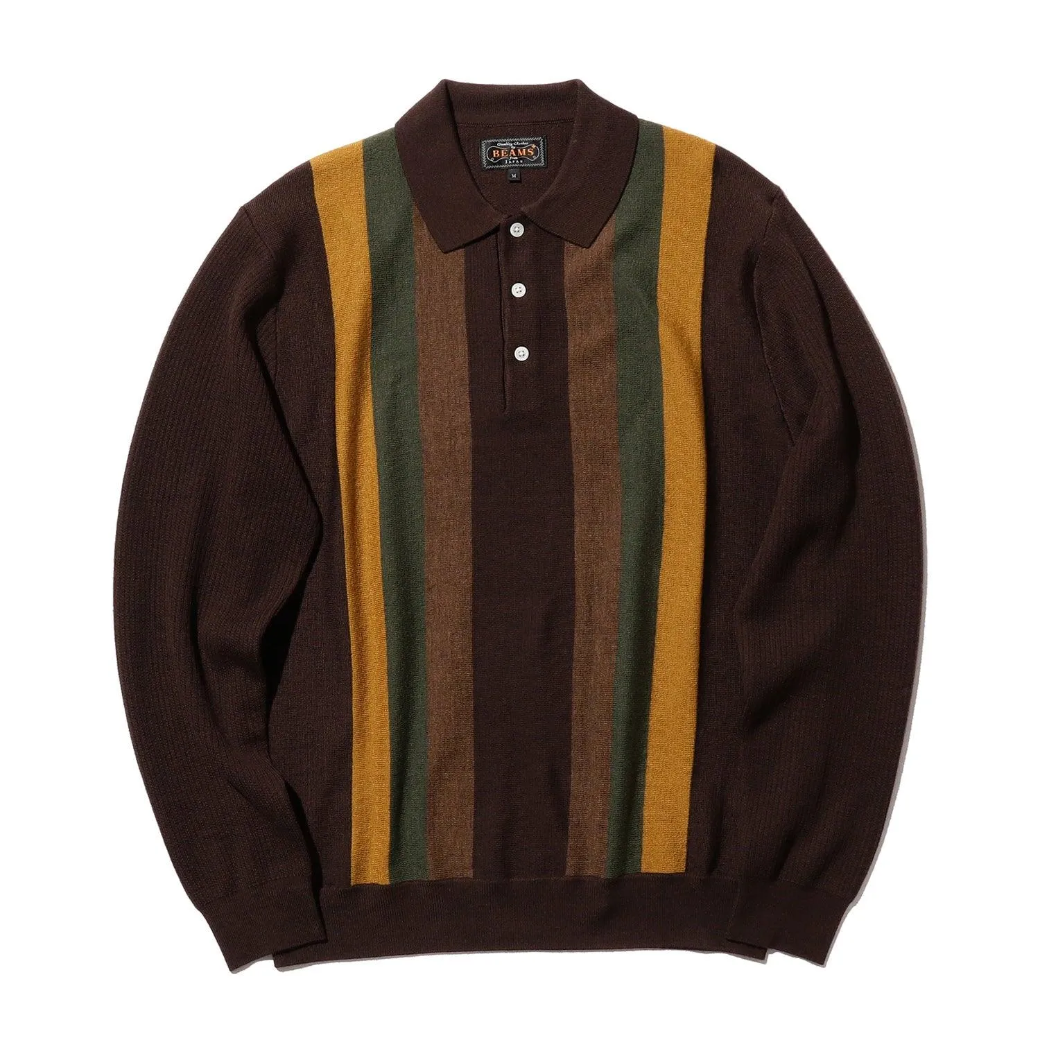 Knit Polo Stripe Sweater sold by Stomping Ground