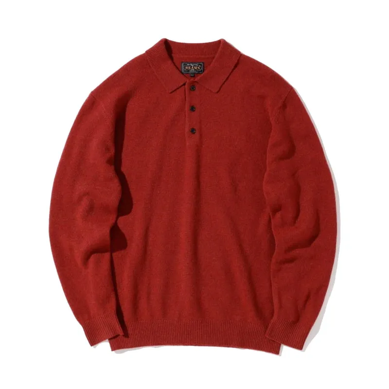 Knit 9G Polo Sweater sold by Stomping Ground