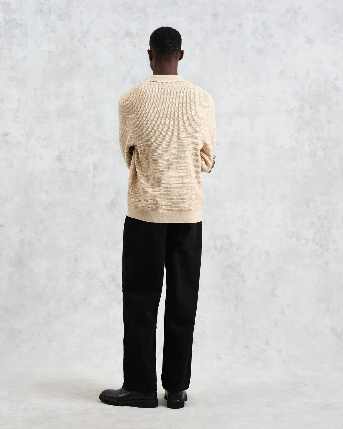 Tristan Longsleeve Shirt - Mini Cable Stitch - Sand sold by Stomping Ground product image thumbnail 3