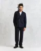 Gekko Pinstripe Blazer - Navy sold by Stomping Ground