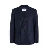 Gekko Pinstripe Blazer - Navy sold by Stomping Ground