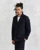 Gekko Pinstripe Blazer - Navy sold by Stomping Ground