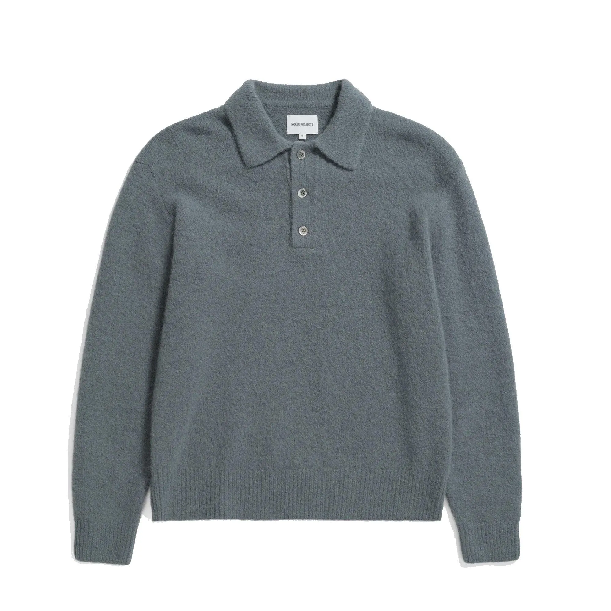 Rasmus Relaxed Brushed Polo Sweater sold by Stomping Ground