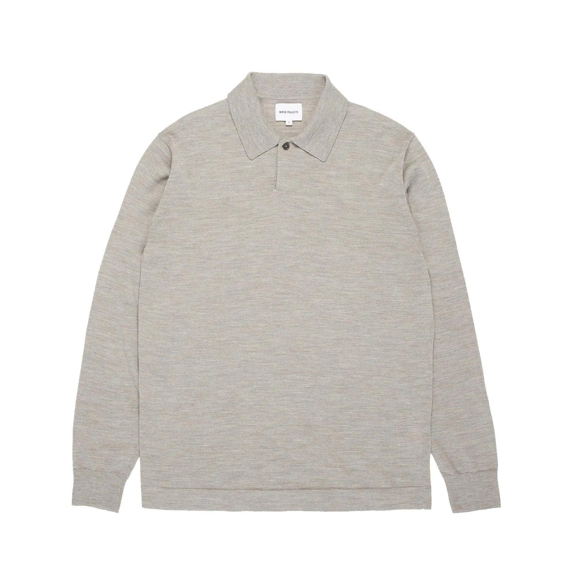 Jon Tech Merino LS Polo - Sand sold by Stomping Ground