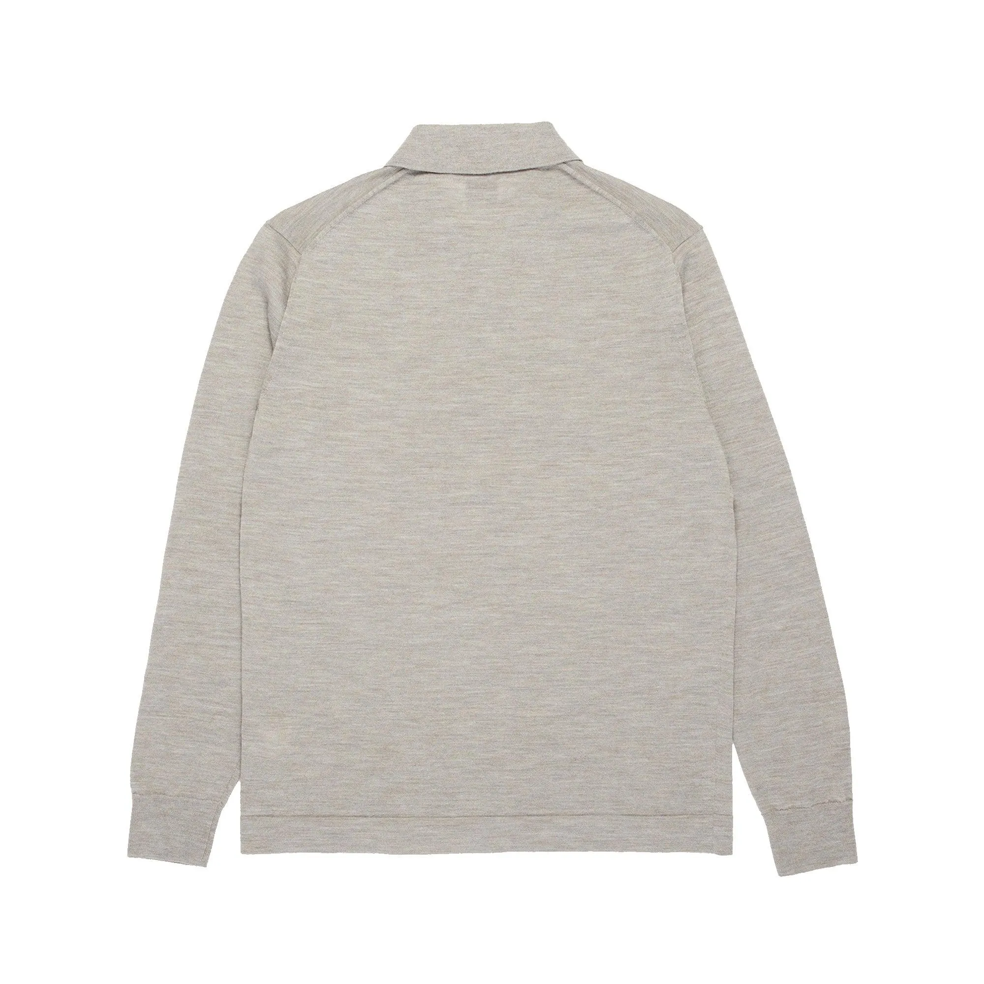 Jon Tech Merino LS Polo - Sand sold by Stomping Ground product image thumbnail 2