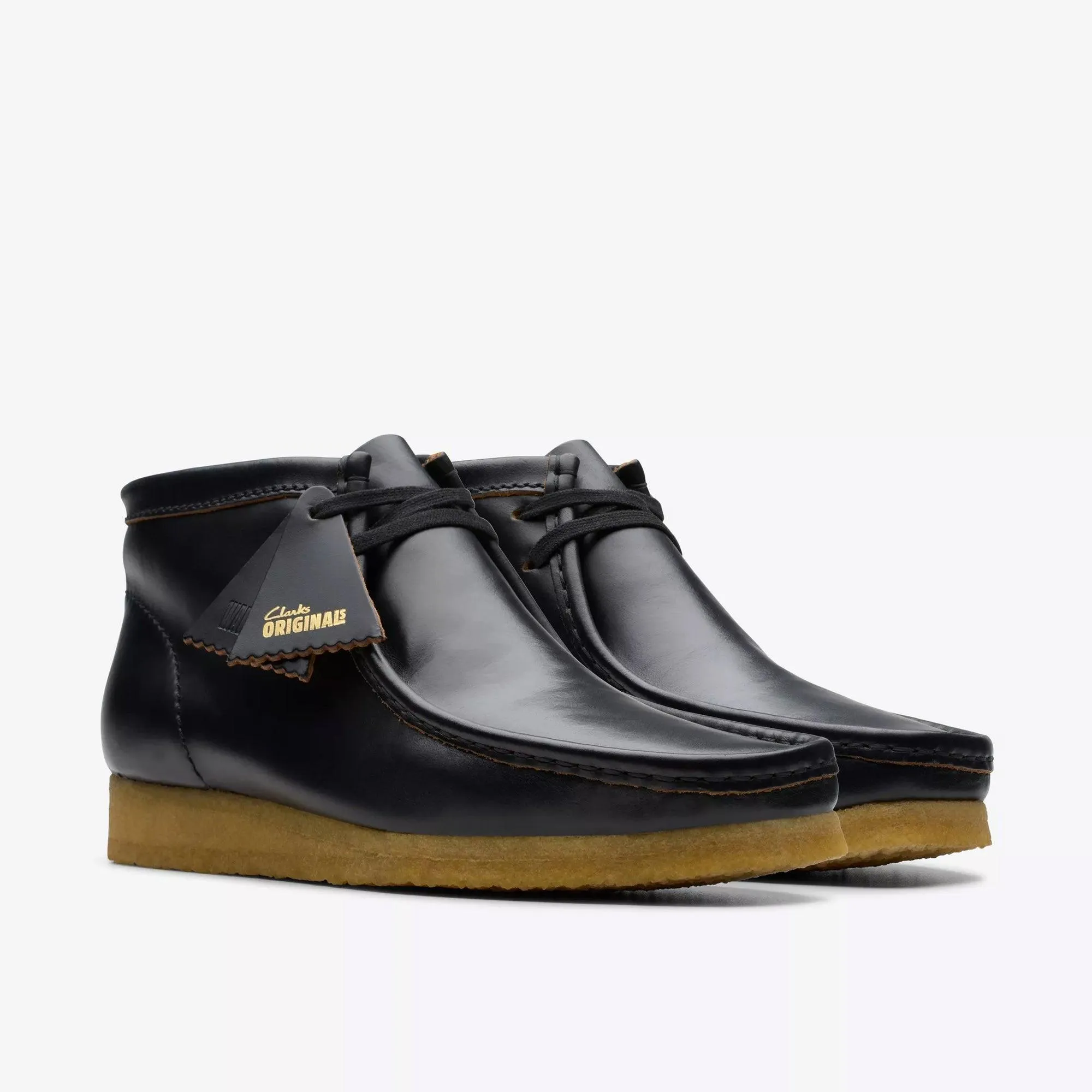 Wallabee Boot - Black Smooth Leather sold by Stomping Ground product image thumbnail 2