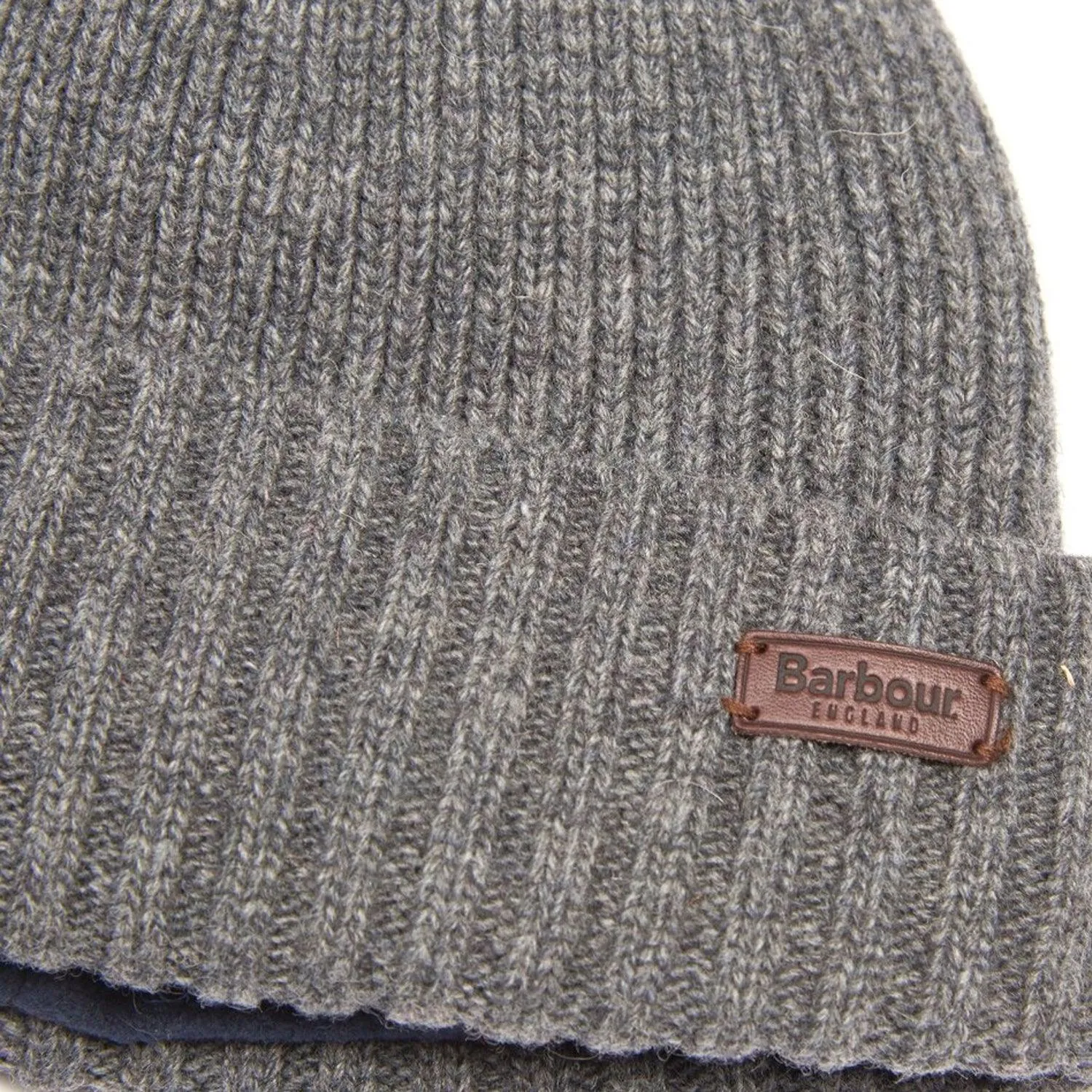 Barbour Carlton Beanie - Light Grey sold by Stomping Ground product image thumbnail 2