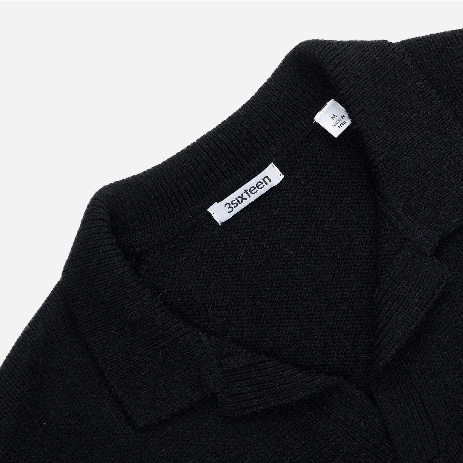 Longsleeve Polo - Alpaca Wool sold by Stomping Ground product image thumbnail 3