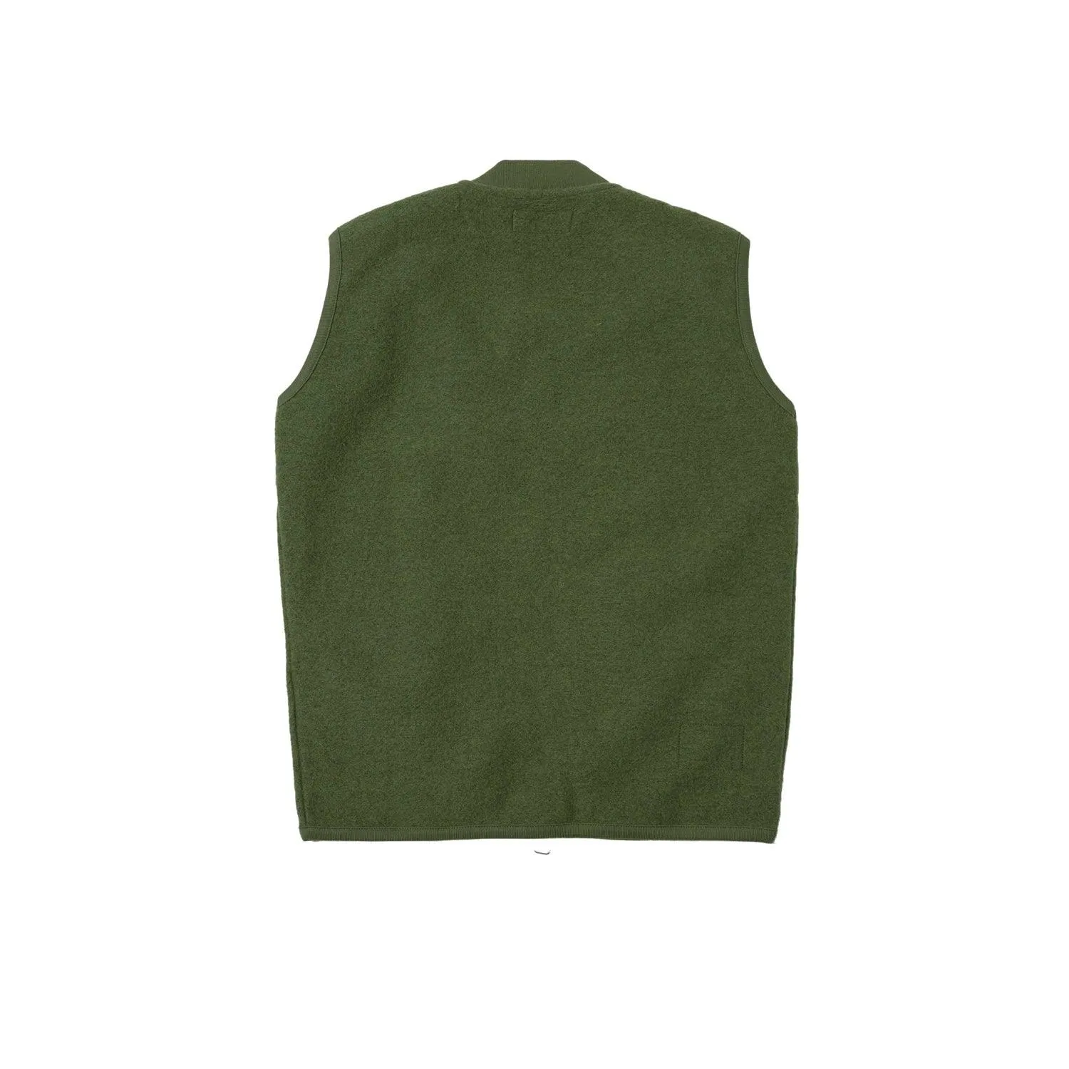 Zip Waistcoat Wool Fleece - Olive sold by Stomping Ground product image thumbnail 2