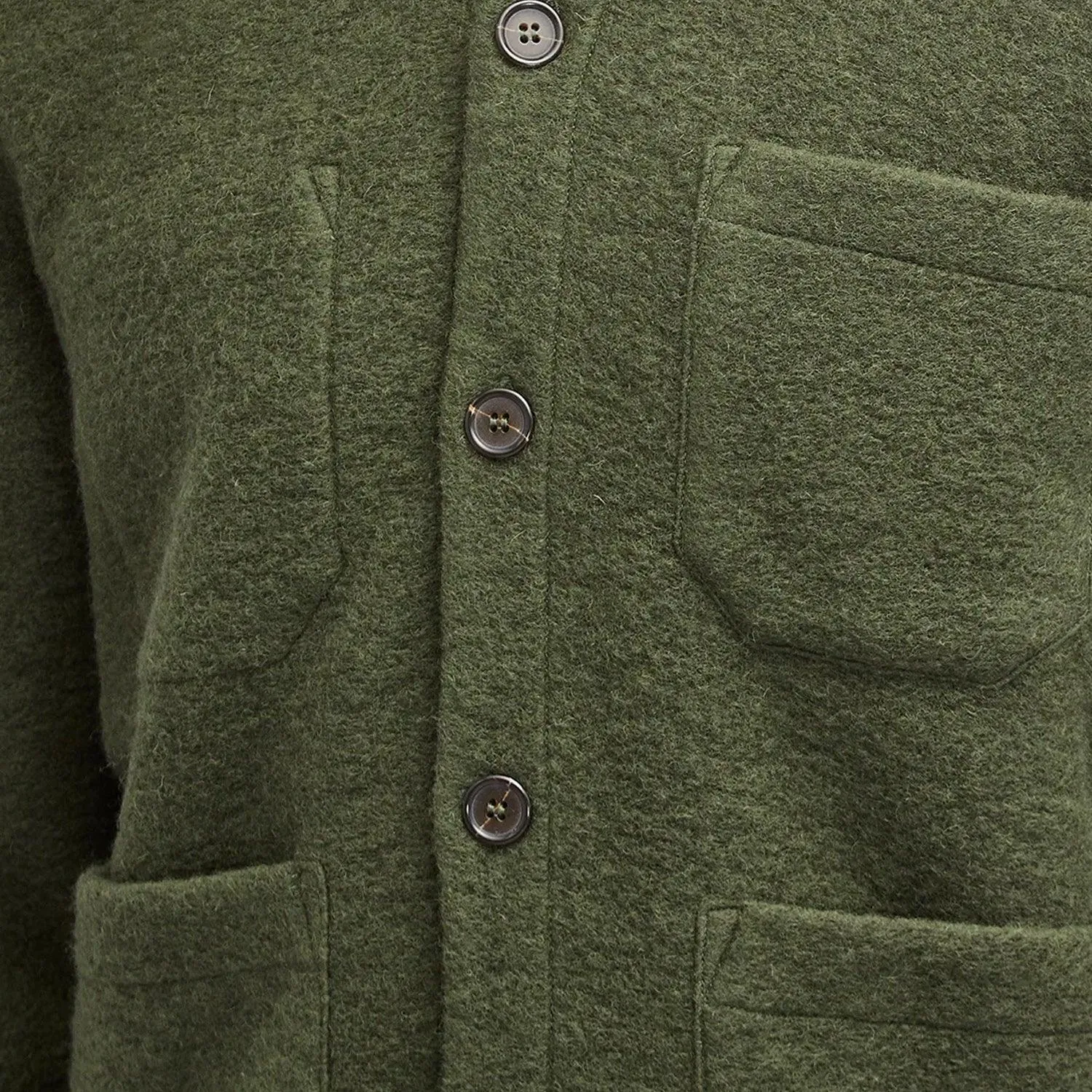 Cardigan - Wool Fleece -Olive sold by Stomping Ground product image thumbnail 2