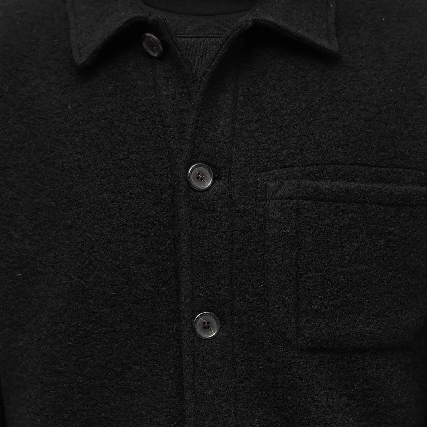 Field Jacket - Wool Fleece - Black sold by Stomping Ground product image thumbnail 2