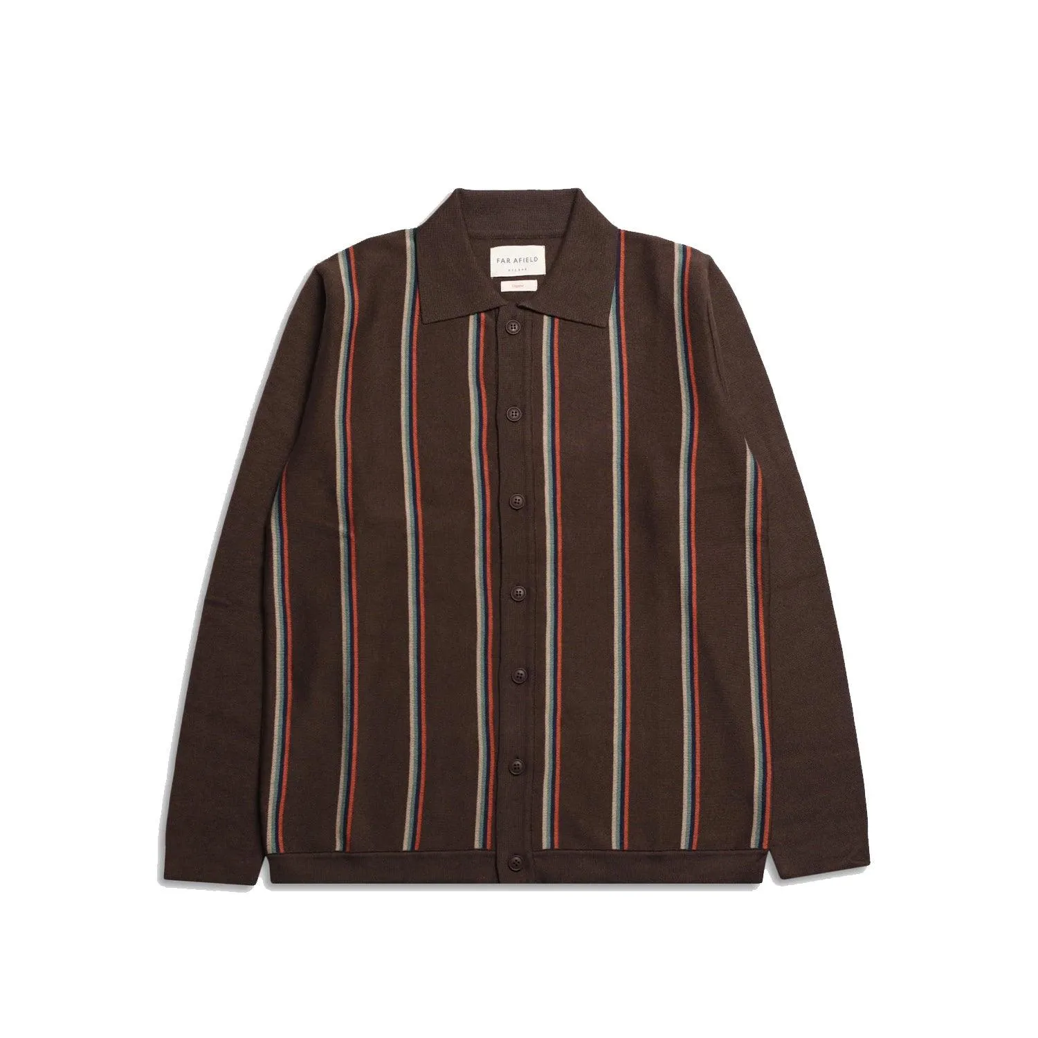 Zigger L/S Cardigan - SLATE BROWN sold by Stomping Ground