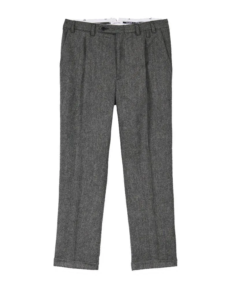 Wool Herringbone Trousers sold by Stomping Ground