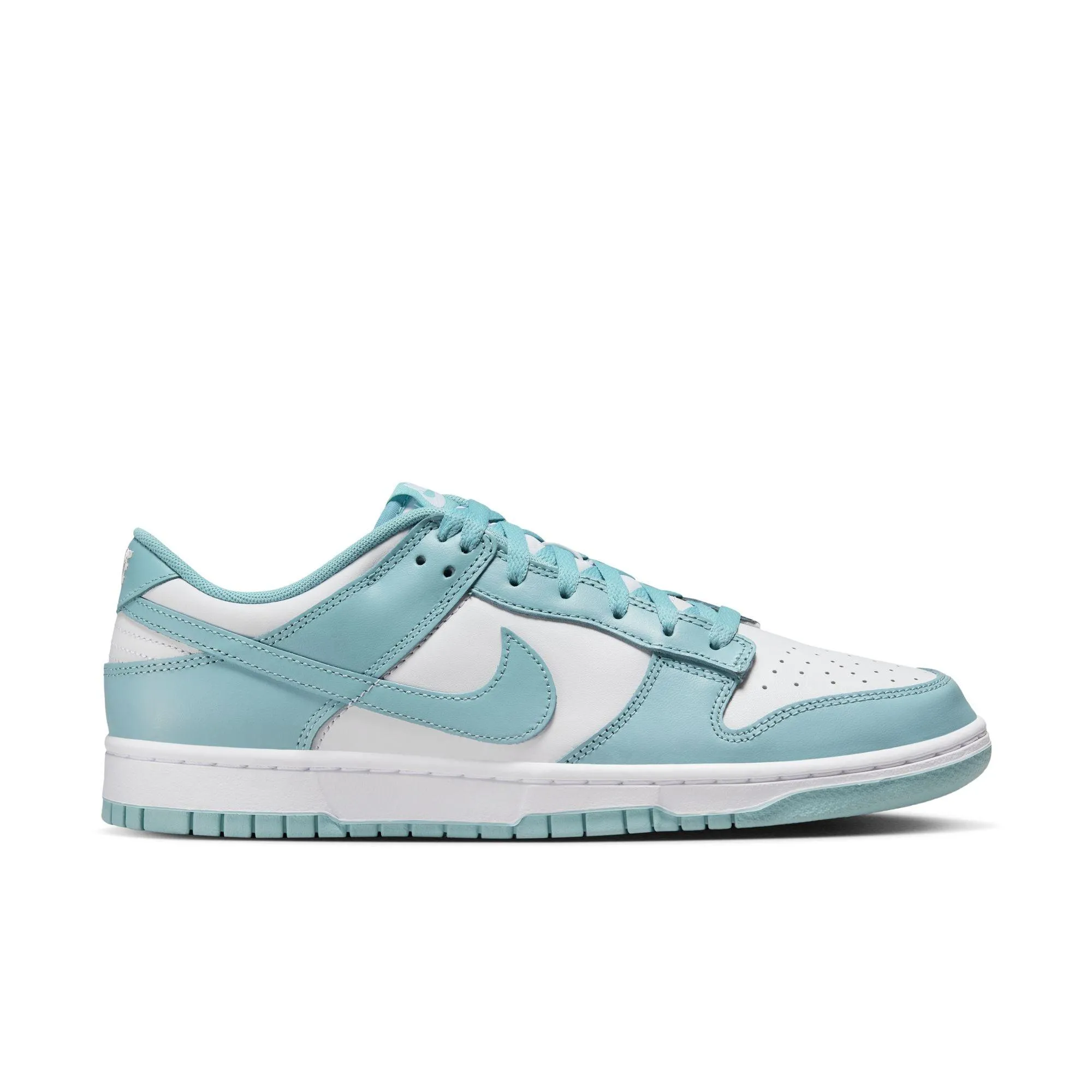 Nike Dunk Low-WHITE/DENIM TURQ sold by Stomping Ground