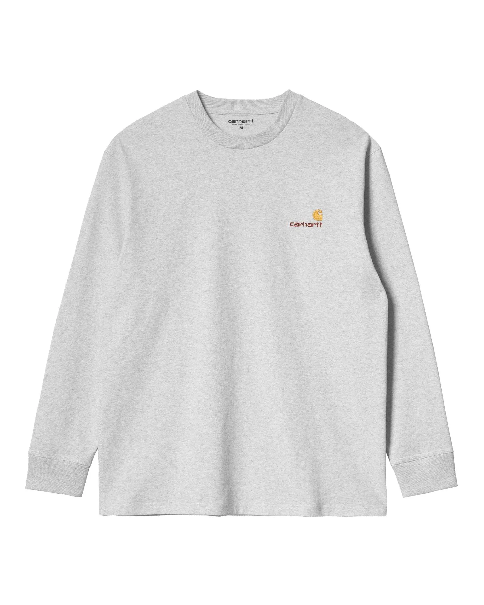 L/S American Script - Ash Heather sold by Stomping Ground