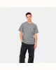 S/S Pocket T-shirt - Dark Grey Heather sold by Stomping Ground