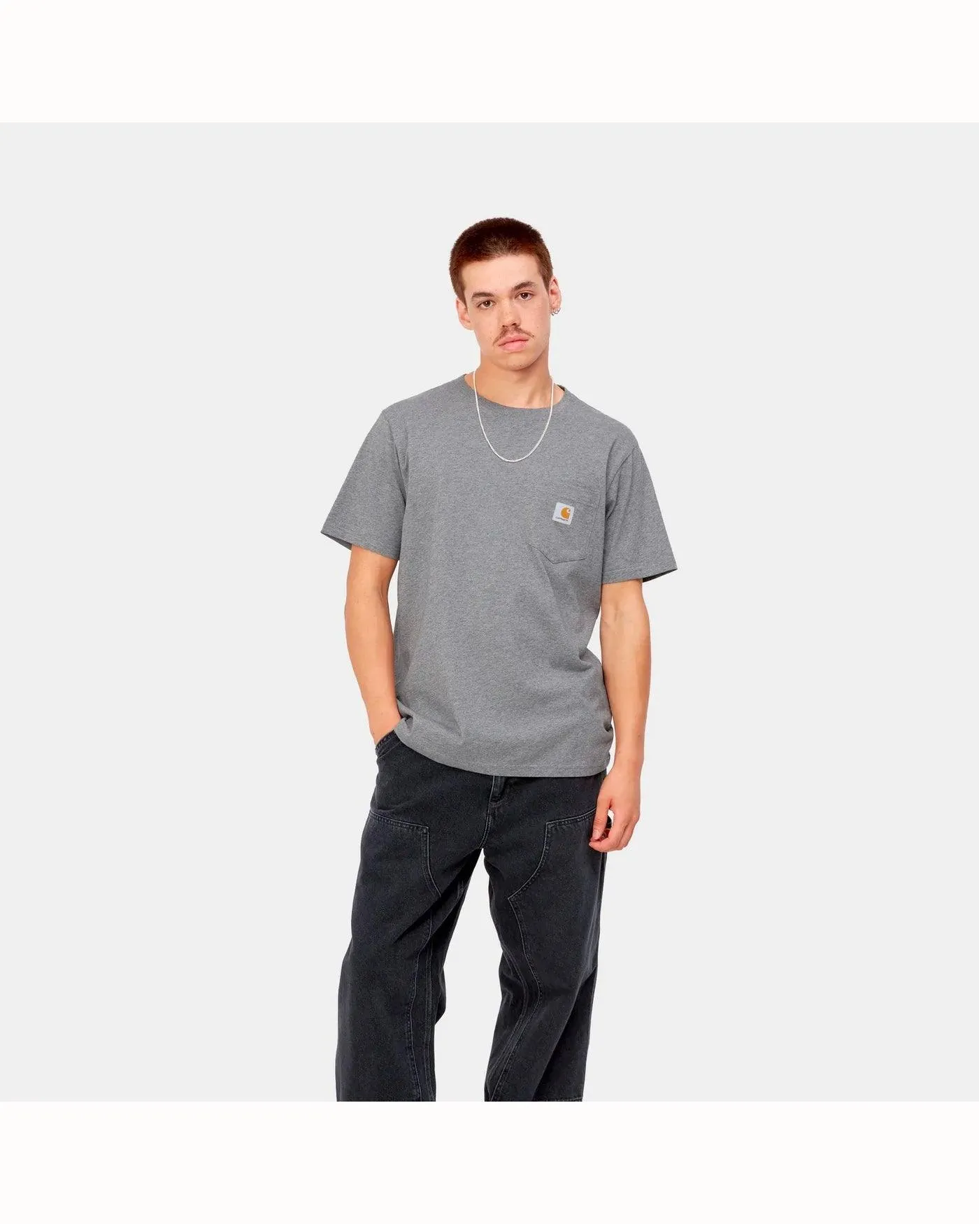 S/S Pocket T-shirt - Dark Grey Heather sold by Stomping Ground product image thumbnail 3