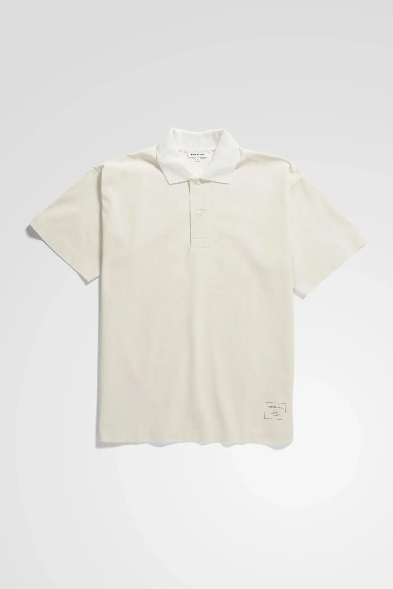 Espen Printed S/S Printed Polo - Ecru sold by Stomping Ground product image thumbnail 2
