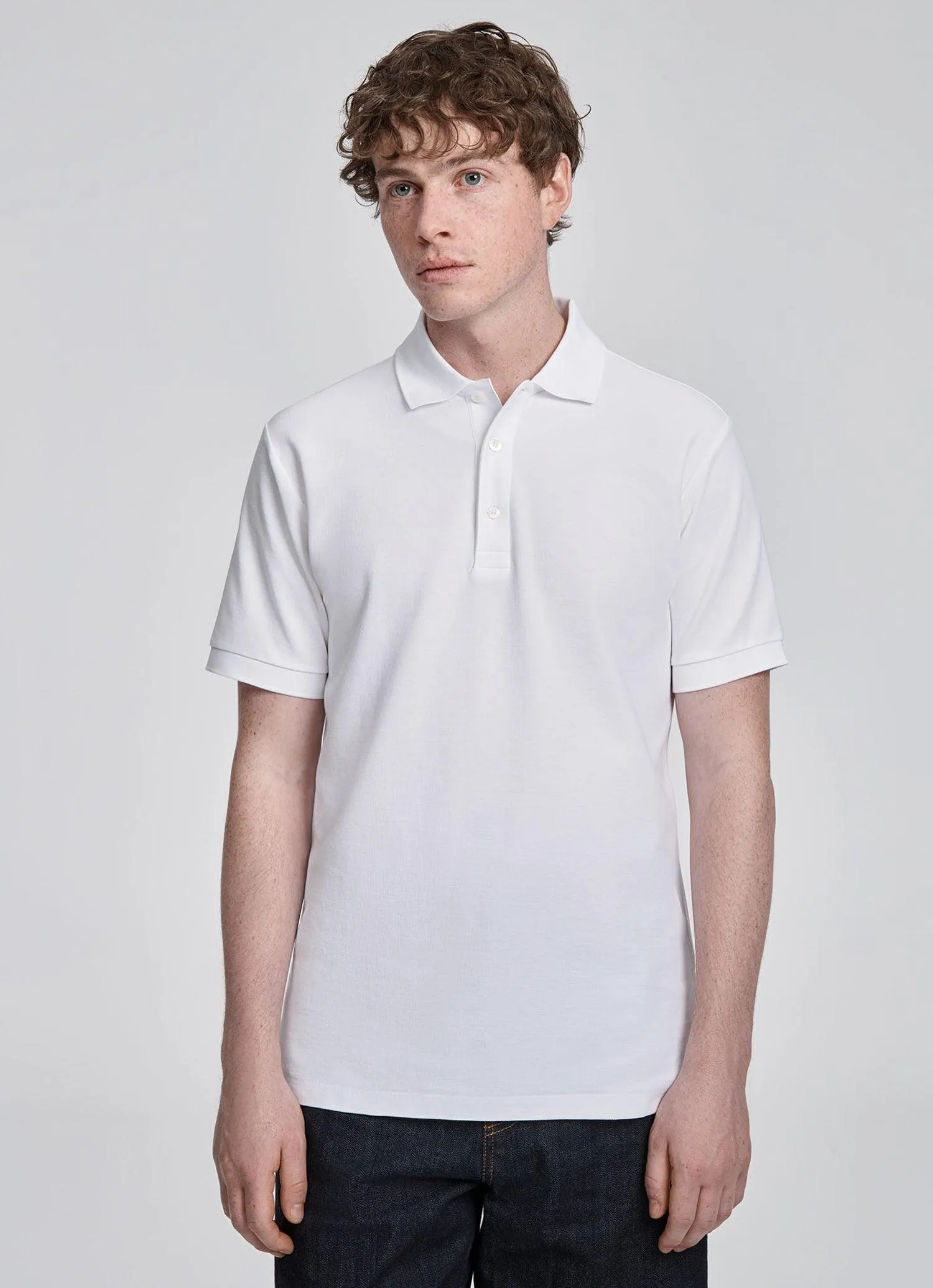 S/S Pique Polo Shirt sold by Stomping Ground product image thumbnail 2