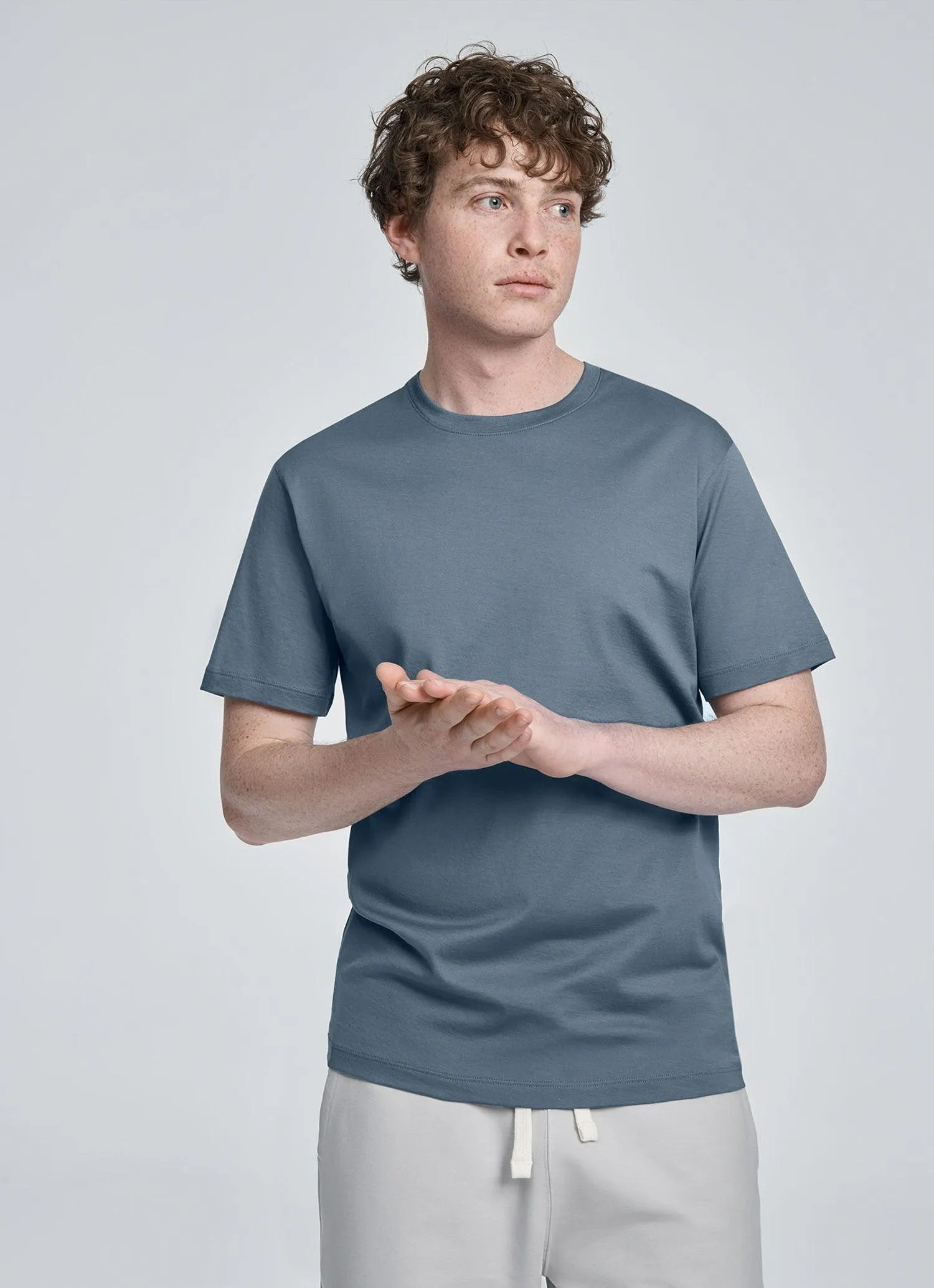 S/S Crewneck T-Shirt - Sky Blue sold by Stomping Ground product image thumbnail 2