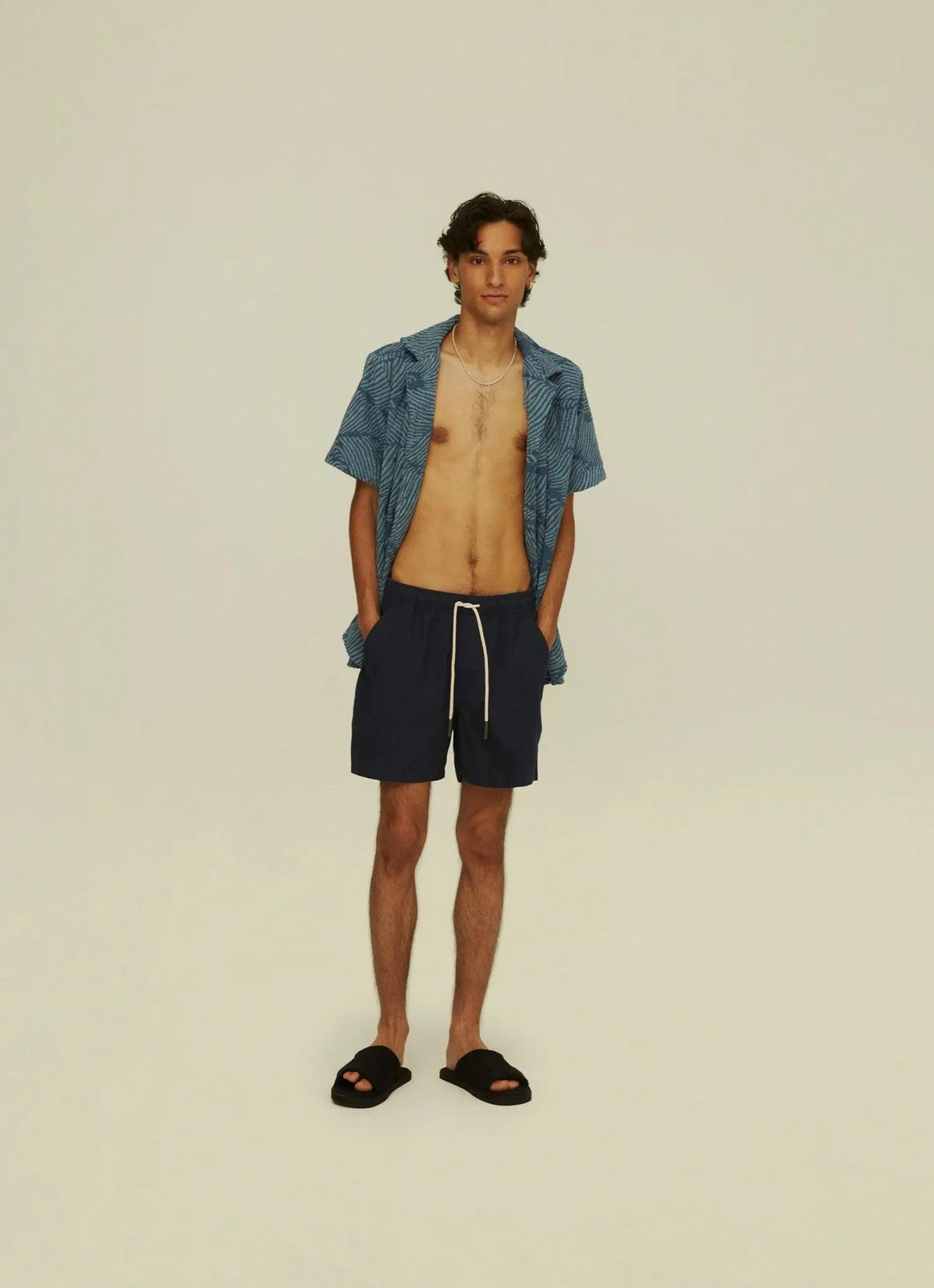 Navy Linen Short sold by Stomping Ground product image thumbnail 2
