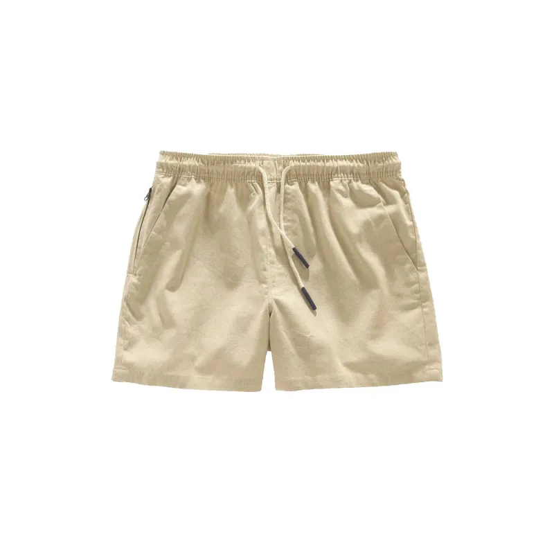 Beige Linen Short sold by Stomping Ground