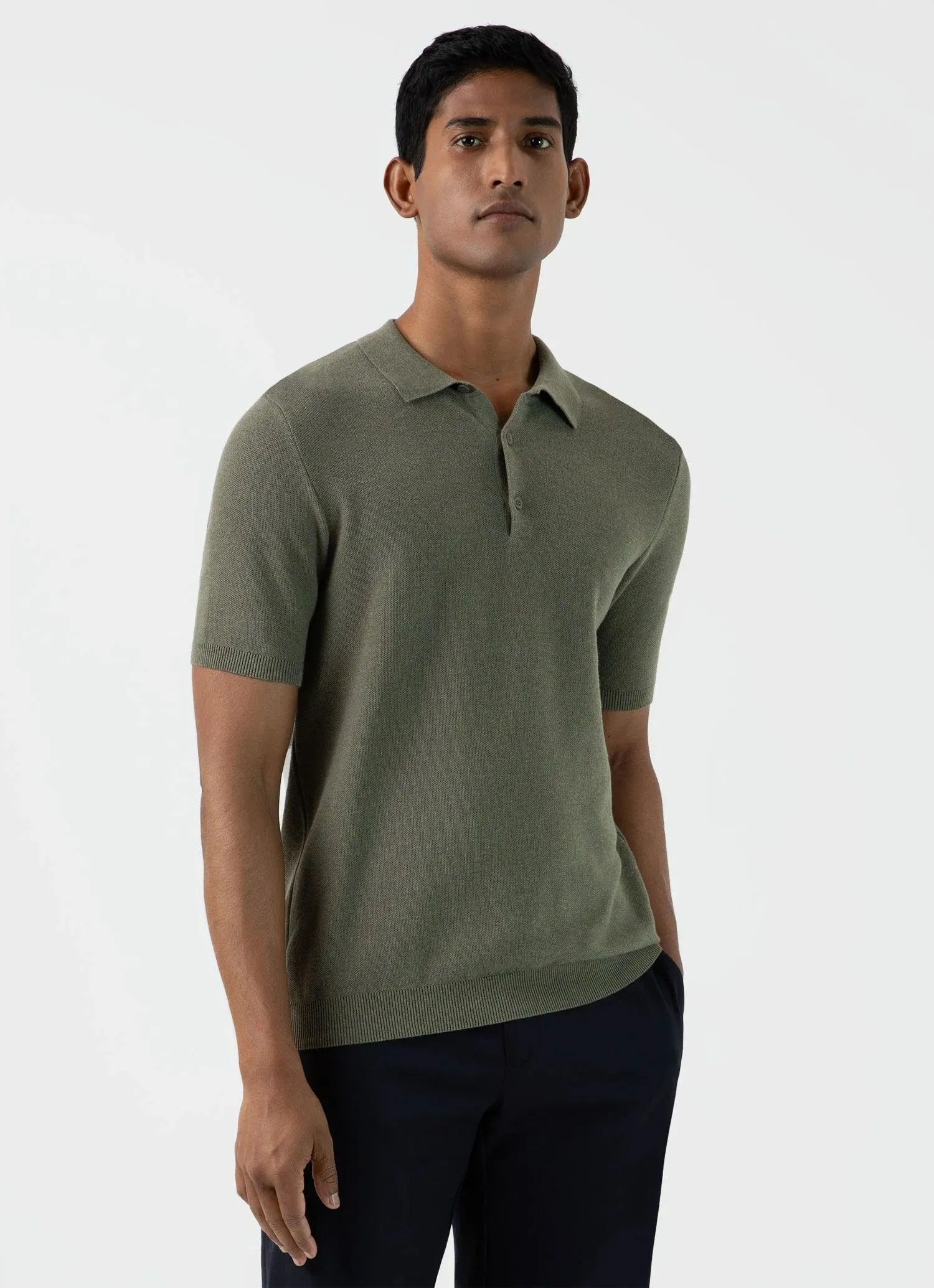 Fine Texture Polo Shirt sold by Stomping Ground product image thumbnail 2