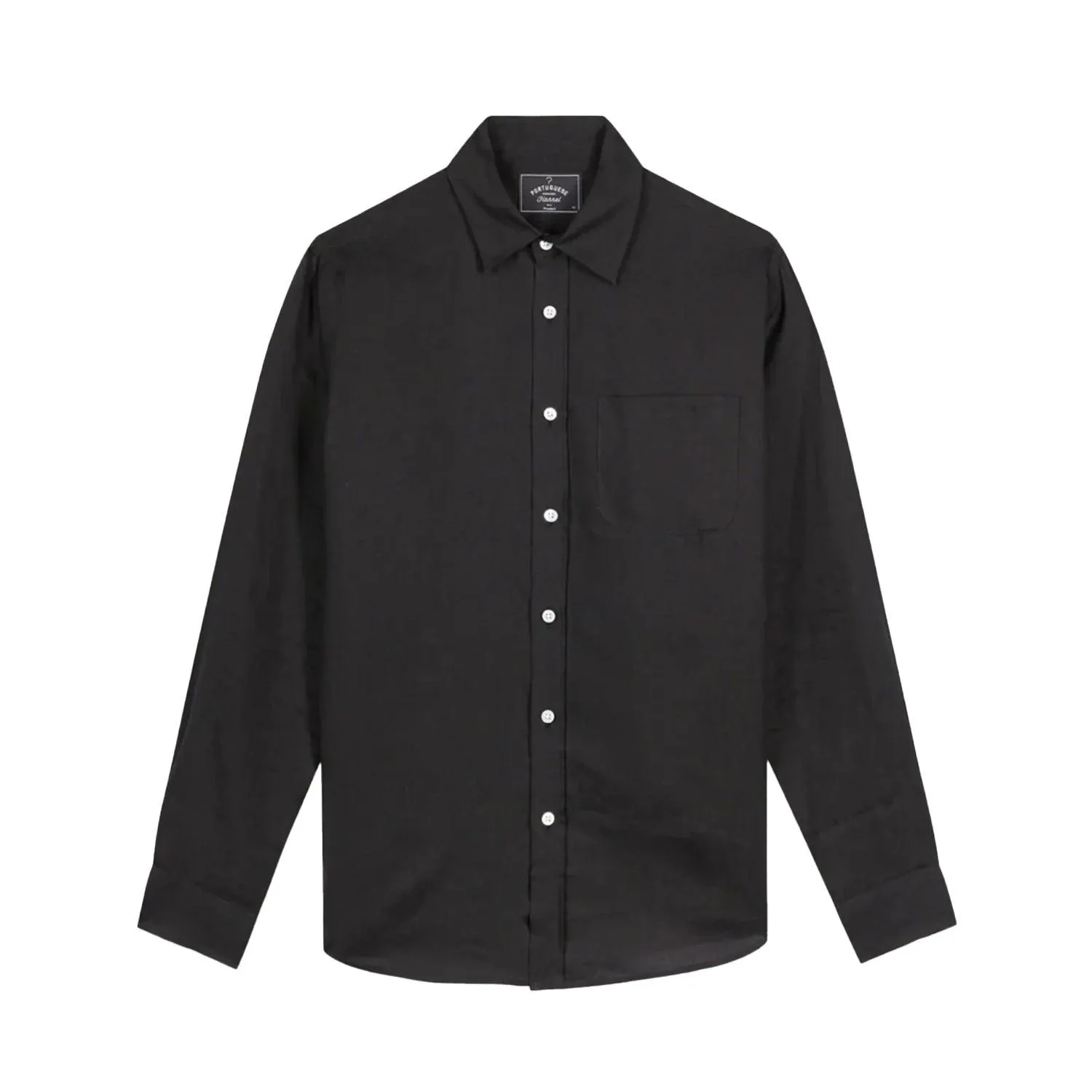 Linen Long Sleeve - Black sold by Stomping Ground