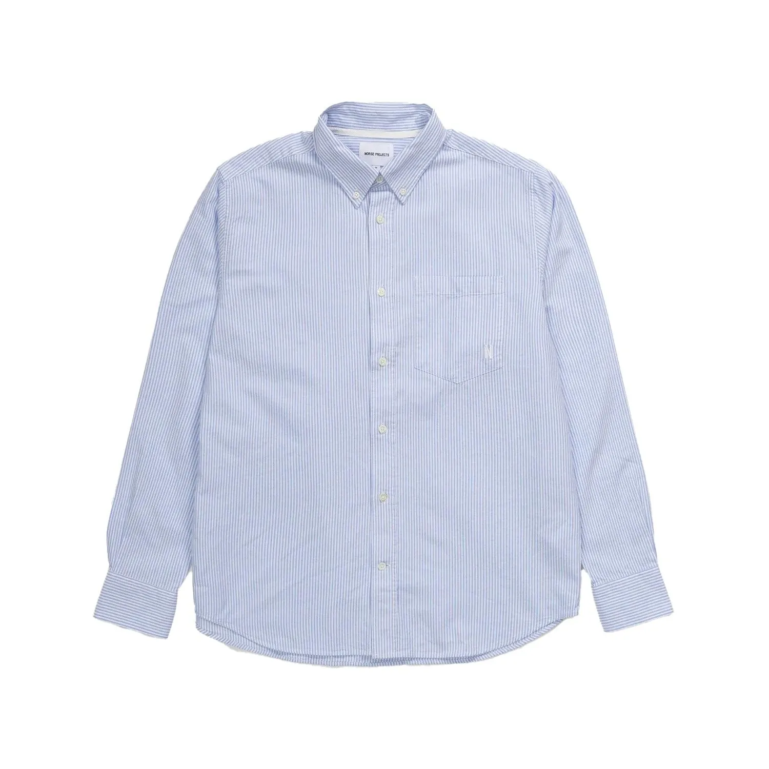 Algot Relaxed Oxford Monogram - Blue Stripe sold by Stomping Ground