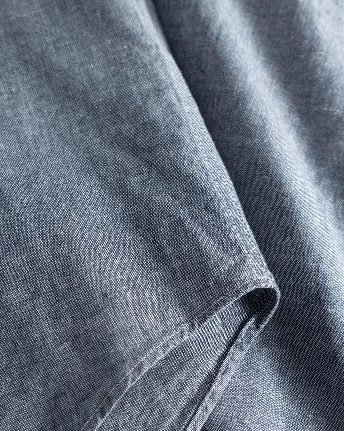 Algot Relaxed L/S Cotton Linen Shirt - Dark Navy sold by Stomping Ground product image thumbnail 3