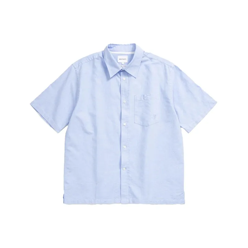 Ivan Relaxed Oxford Shirt - Pale Blue sold by Stomping Ground