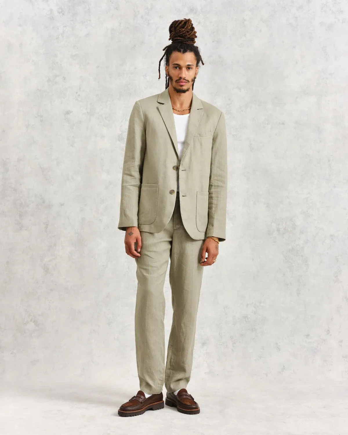 Fintry Blazer - Pale Khaki sold by Stomping Ground product image thumbnail 2