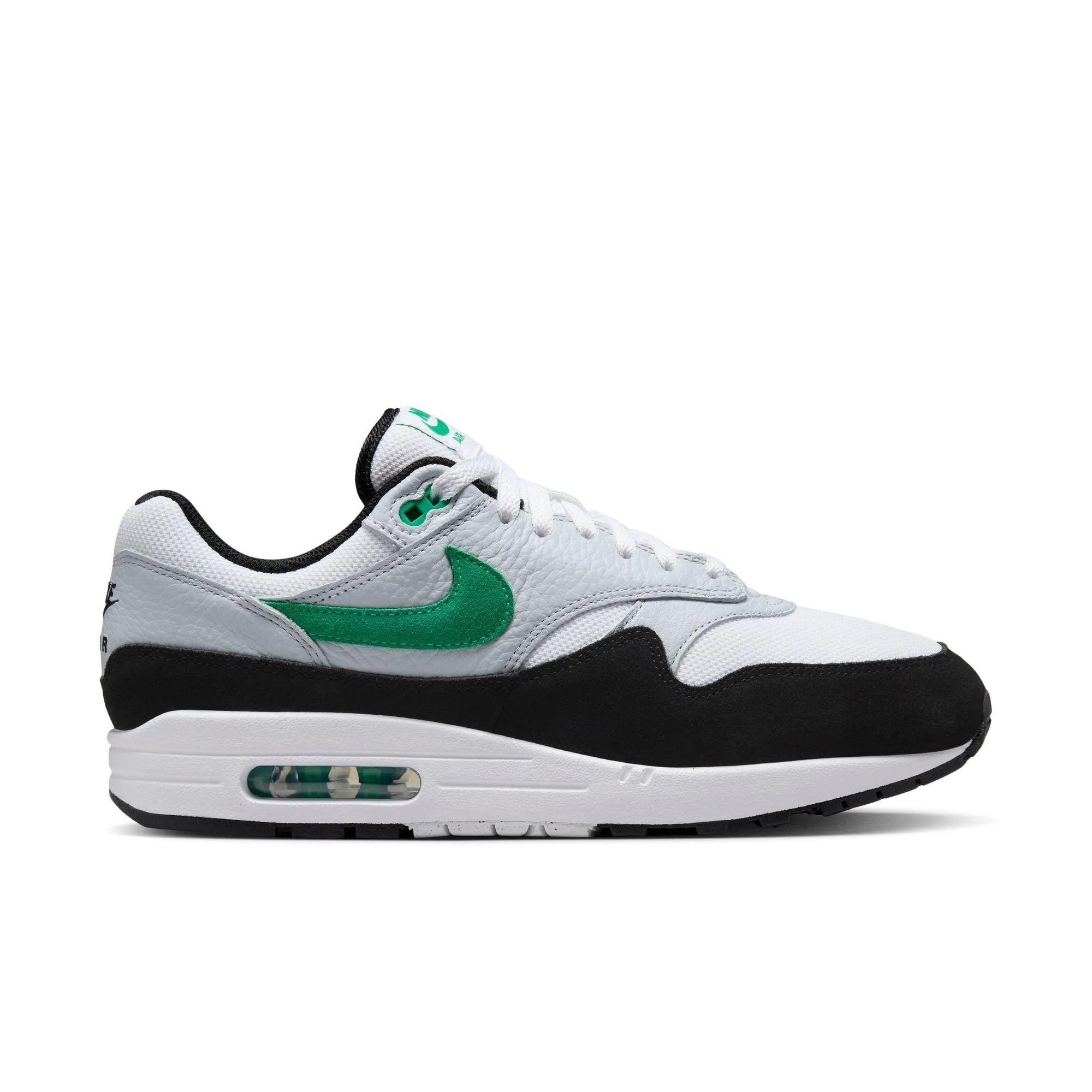 Nike Air Max 1-WHITE/STADIUM GREEN sold by Stomping Ground