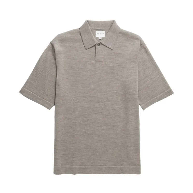 Jon Tech Merino S/S Polo Shirt - Sand sold by Stomping Ground