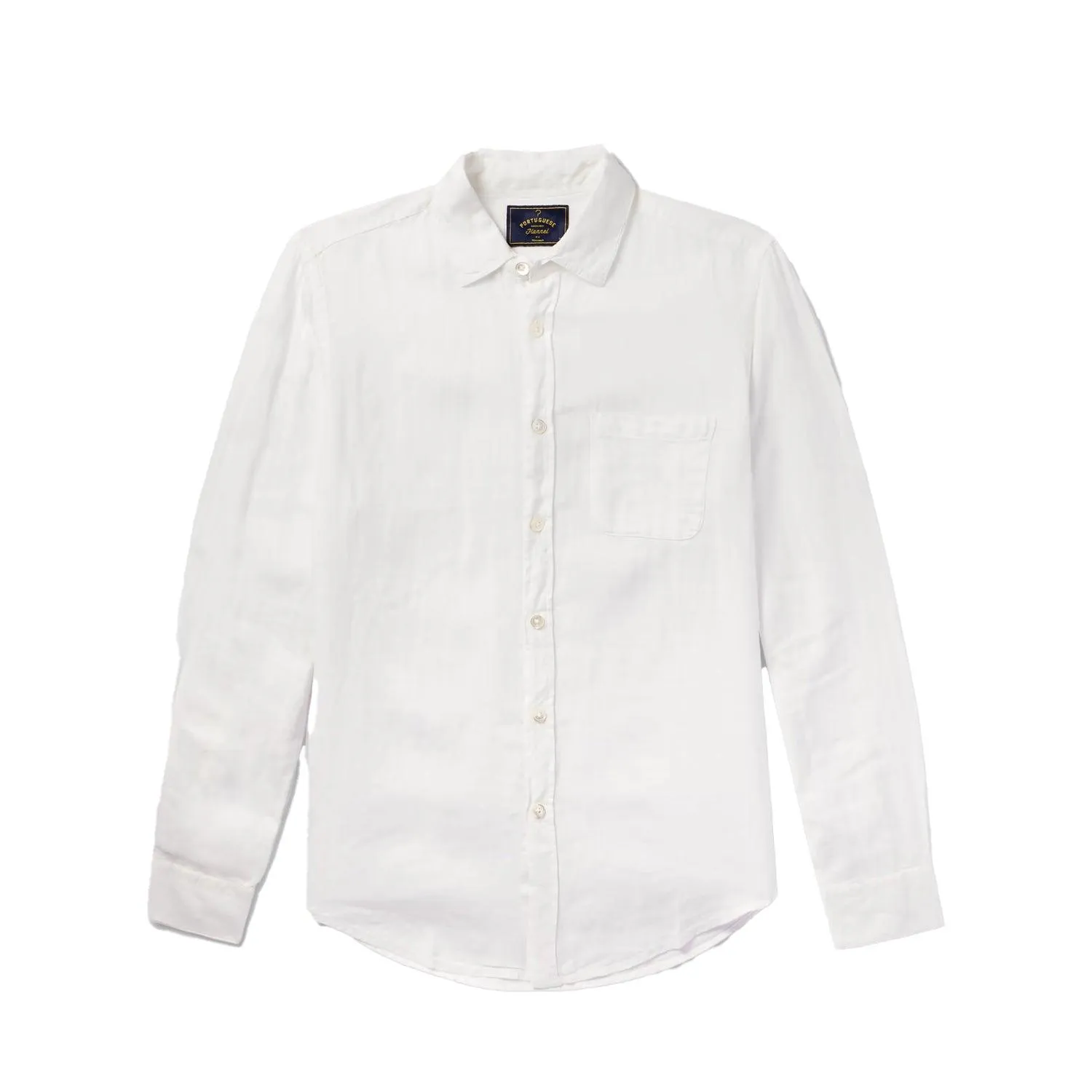 Linen Long Sleeve - White sold by Stomping Ground