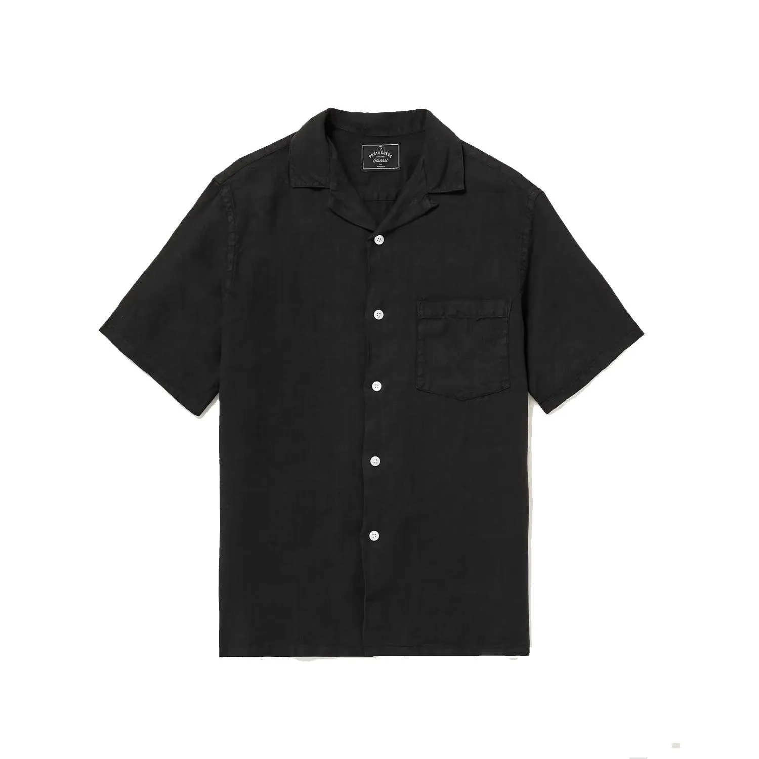 Linen Camp Collar - Black sold by Stomping Ground