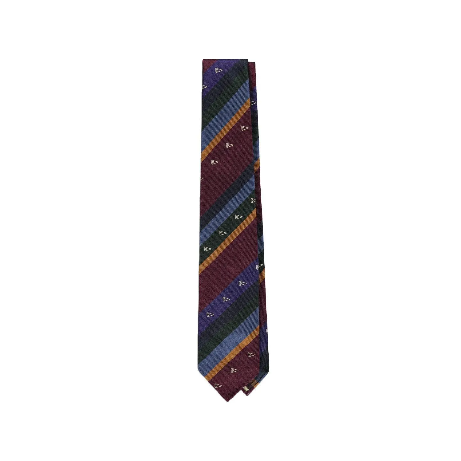 Multi Colour Stripe D Flag Tie sold by Stomping Ground
