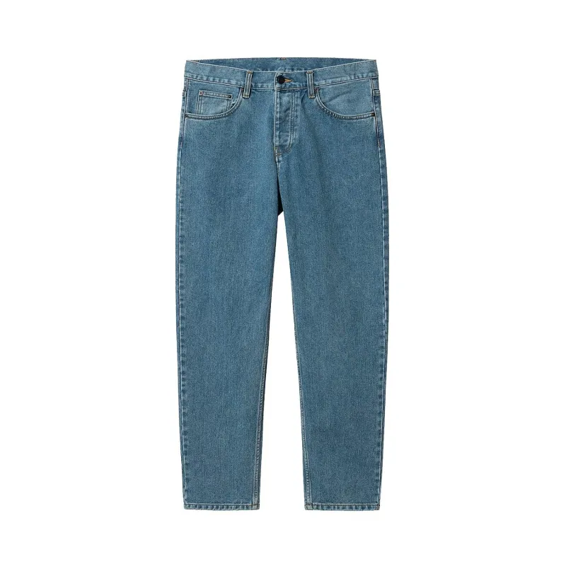Newel Pant - Blue Stone Bleached sold by Stomping Ground