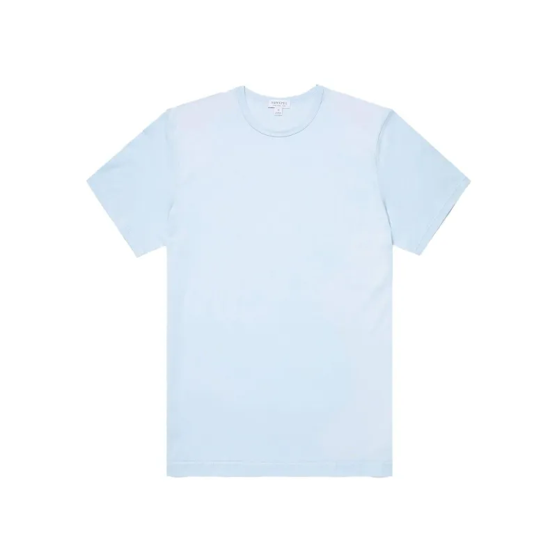 S/S Crew Neck Tee - Light Blue sold by Stomping Ground