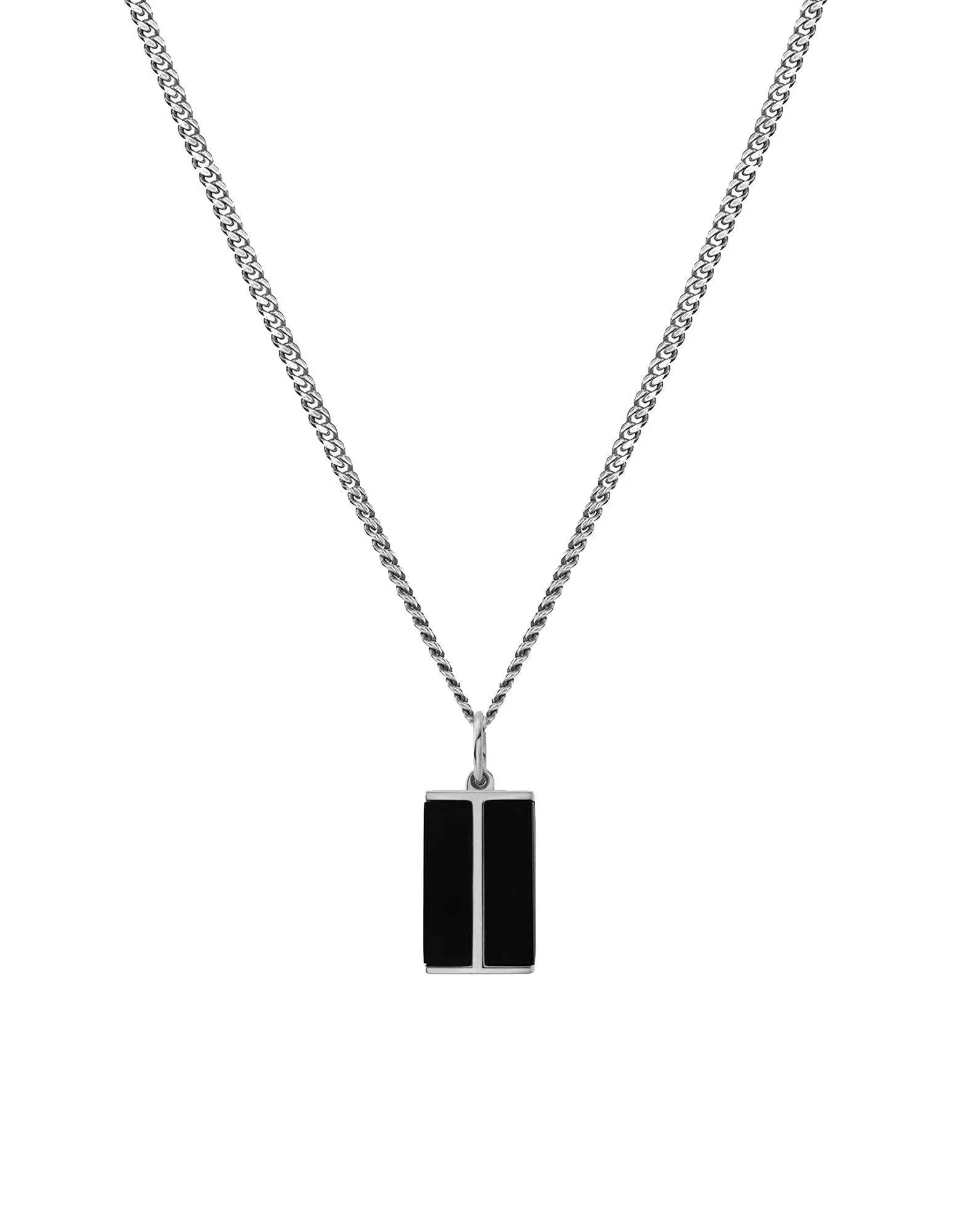 Duo Onyx Pendant Necklace sold by Stomping Ground